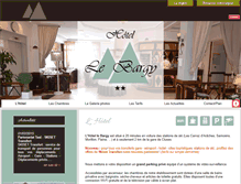 Tablet Screenshot of hotel-lebargy.com